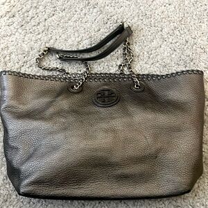 Women’s Bag Tory Burch Silver-Gray